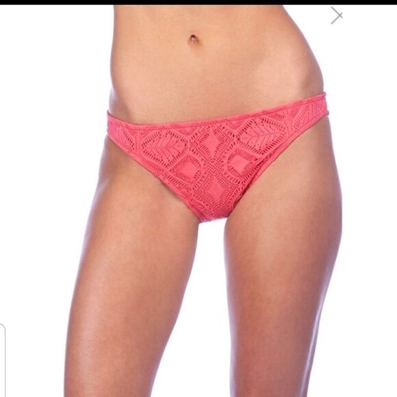 NWT Polo Ralph Lauren Crochet Bordeaux Bottoms - Picture 1 of 8
